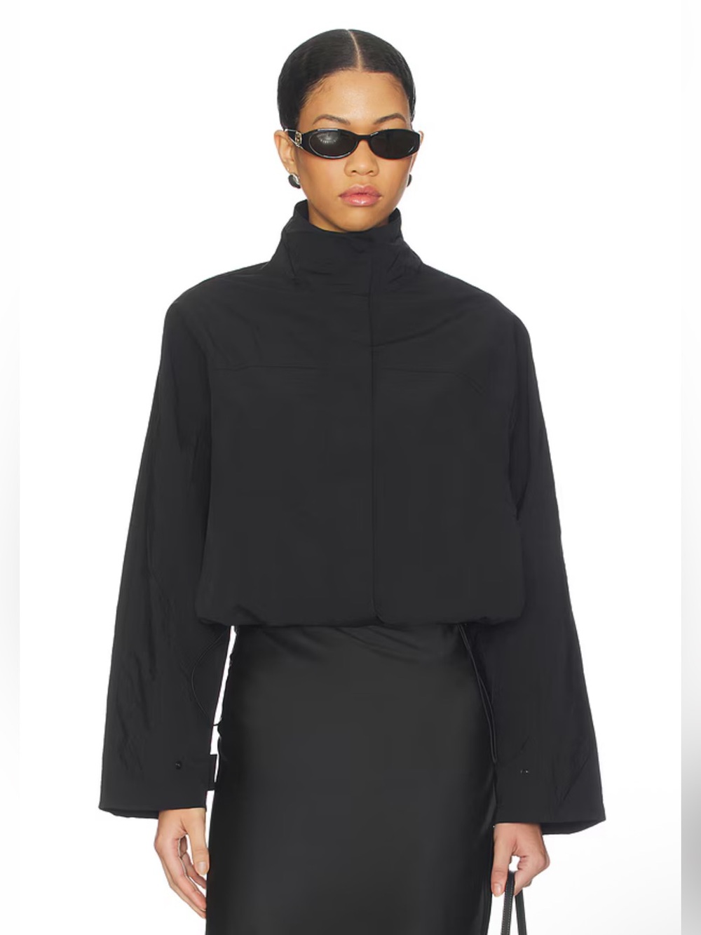 Shoreline Windbreaker in Noir LIONESS Sixe XS